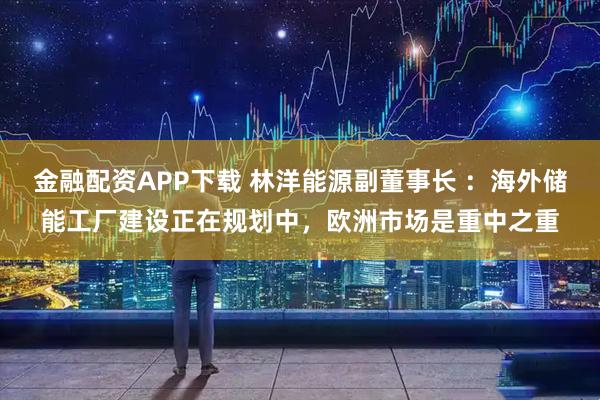金融配资APP下载 林洋能源副董事长 ：海外储能工厂建设正在规划中，欧洲市场是重中之重
